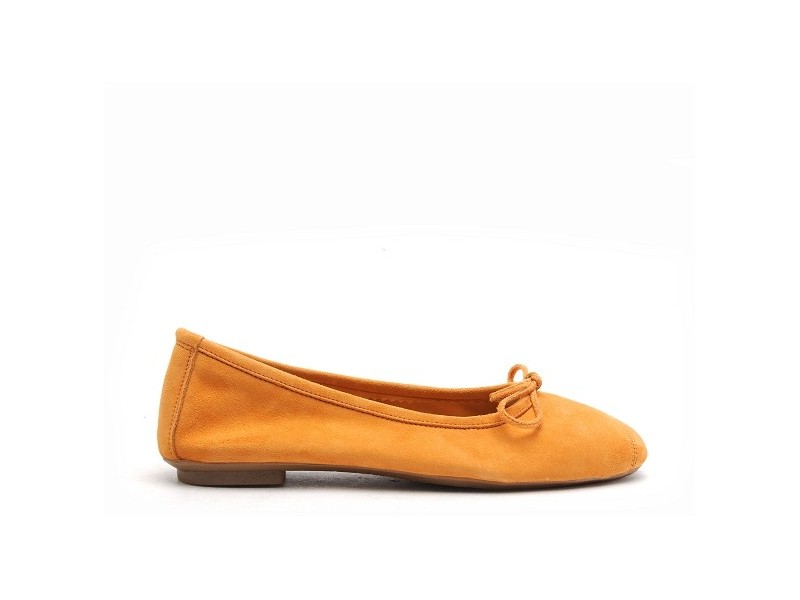 HARMONIE CUIR VELOURS Orange