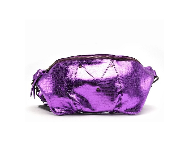 PCMILLA LEATHER BUMBAG FC Violet