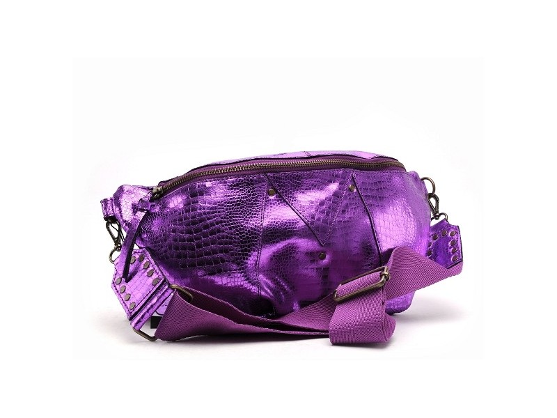 PCMILLA LEATHER BUMBAG FC Violet