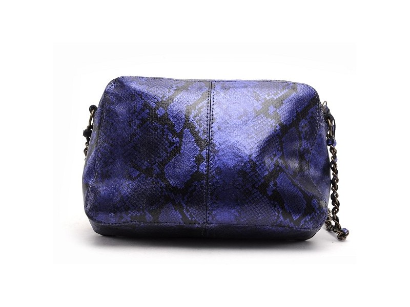 PCNAINA LEATHER CROSS BODY FC NOOS Bleu