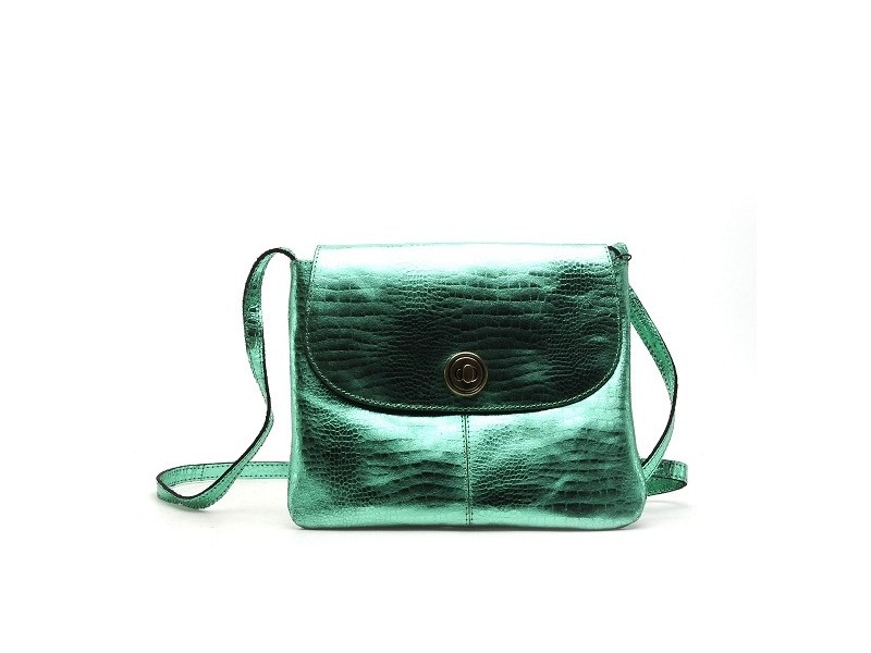 PCTOTALLY LARGE LEATHER PARTY BAG NOOS Vert