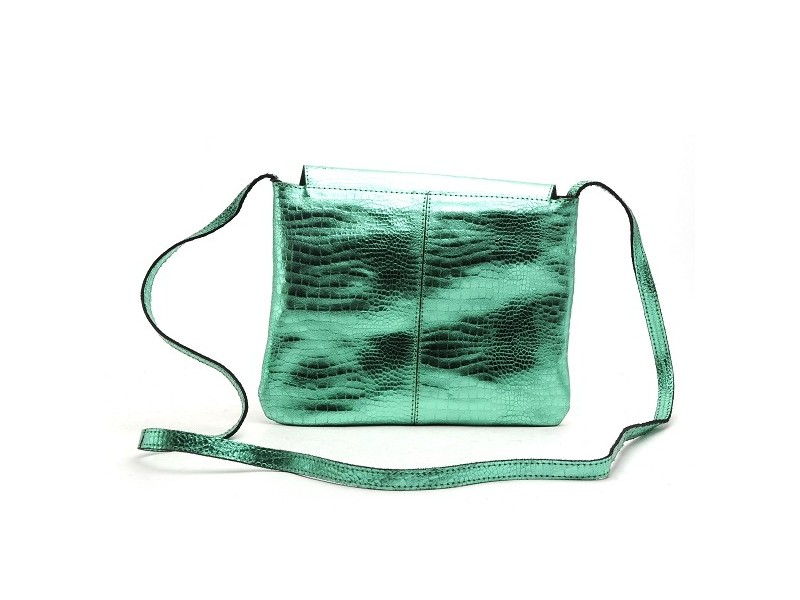 PCTOTALLY LARGE LEATHER PARTY BAG NOOS Vert