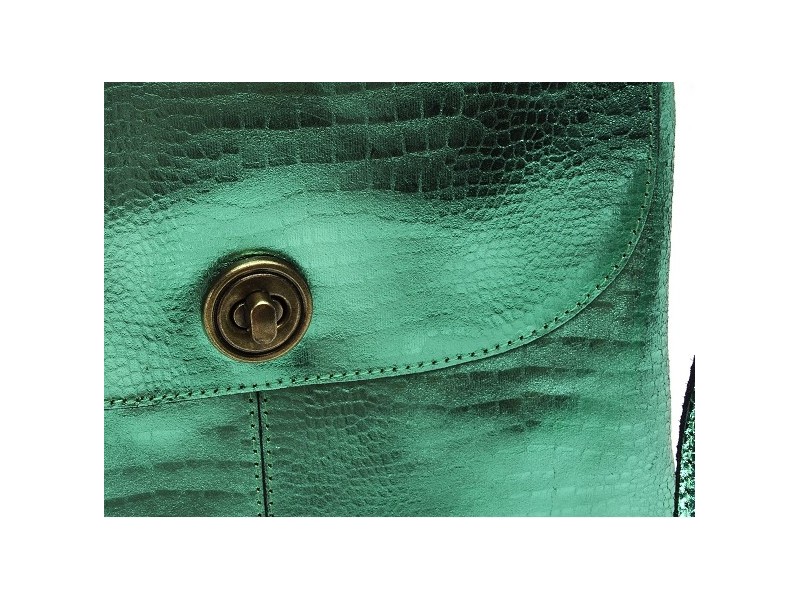 PCTOTALLY LARGE LEATHER PARTY BAG NOOS Vert