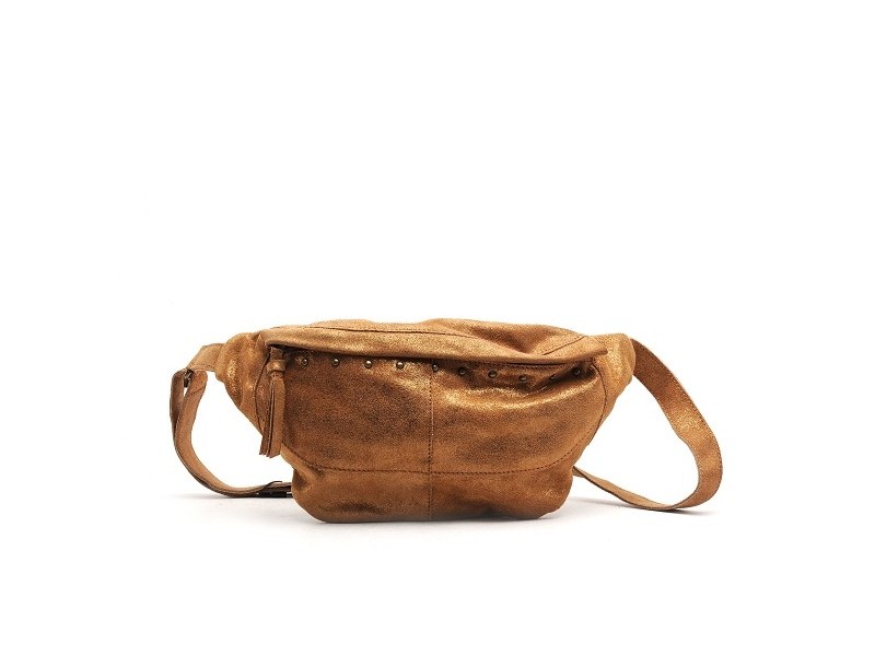 PCDAINO LEATHER BUMBAG FC Marron