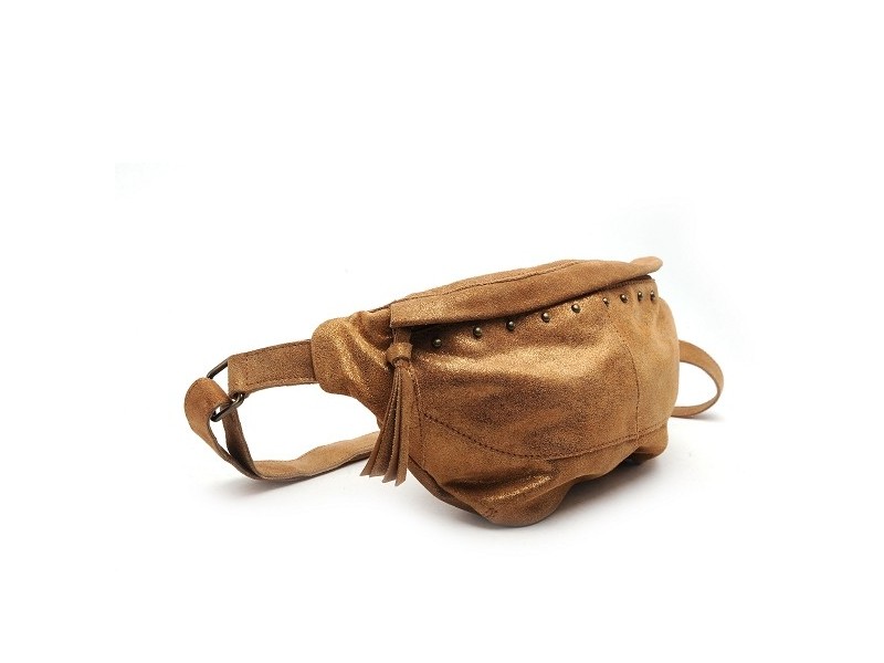 PCDAINO LEATHER BUMBAG FC Marron