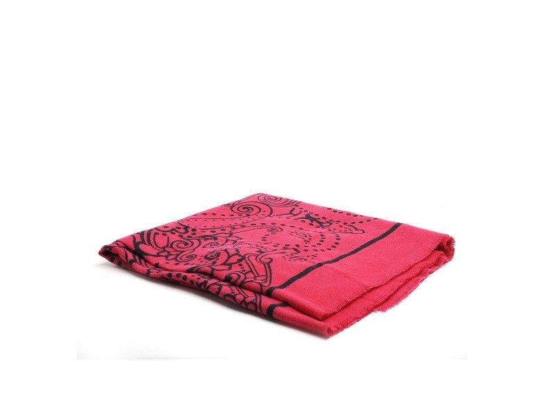 PCNIRA SQUARE SCARF FC BC Rouge