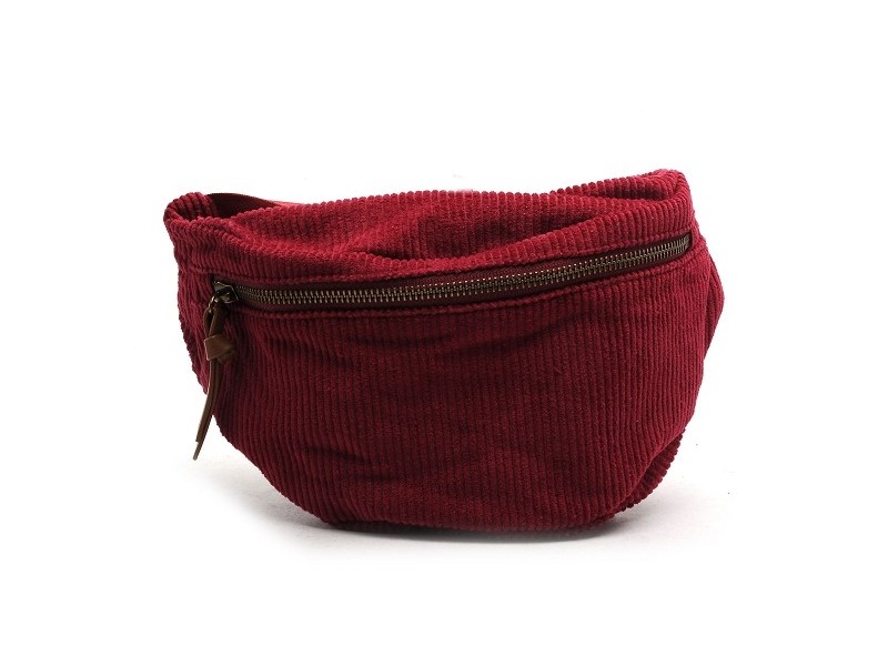 PCMILLA VELVET BUMBAG FC Rouge