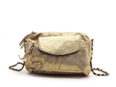 PCNAINA LEATHER CROSS BODY FC Or