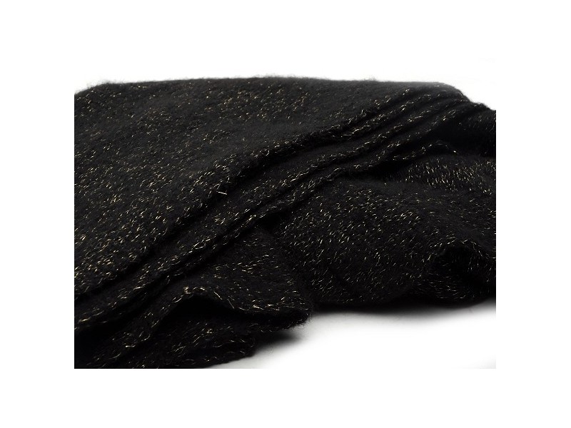 PCPYRON LONG SCARF LUREX Noir