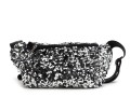 PCSTEPHANIA SEQUINS SMALL BUMBAG Argent