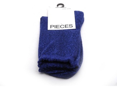 PCSEBBY GLITTER LONG 1 PACK Bleu