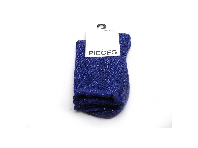 PCSEBBY GLITTER LONG 1 PACK Bleu