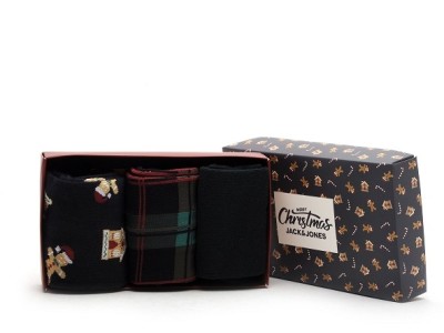 JACXMAS CHECK SOCKS GIFTBOX Multicolore