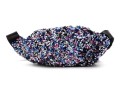 PCSTEPHANIA SEQUINS SMALL BUMBAG Bleu