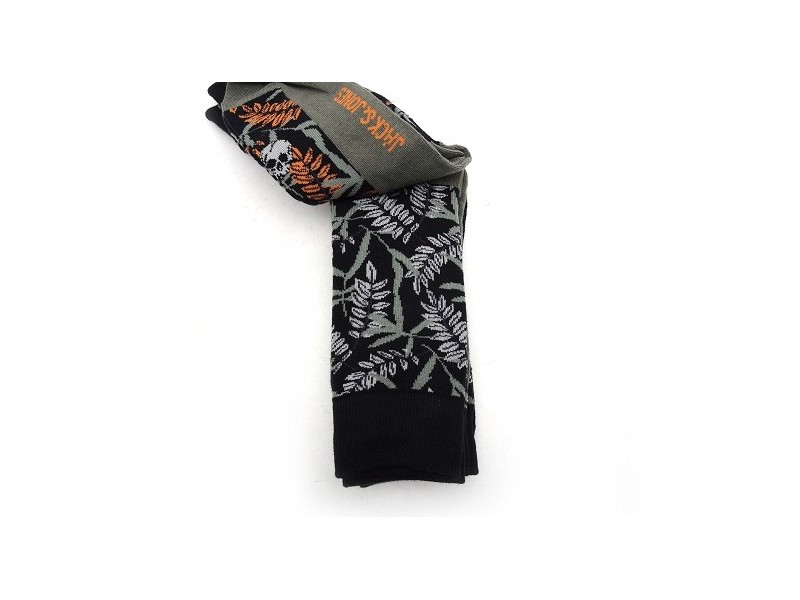 JACHUGO SKULLS SOCKS 3 PACK Multicolore