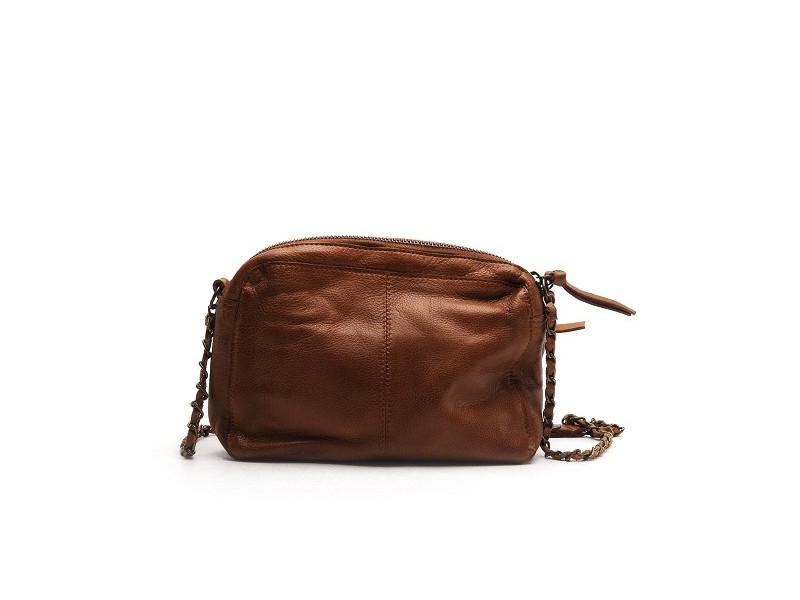 PCNAINA LEATHER CROSS BODY FC Marron