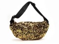 PCSTEPHANIA SEQUINS BUMBAG FC Or