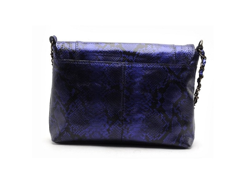 PCFELIZIA LEATHER CROSS BODY FC Bleu