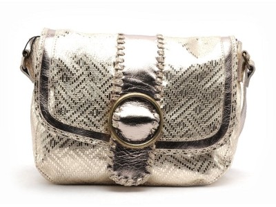 PCMOLENA SUEDE CROSS BODY FC Or