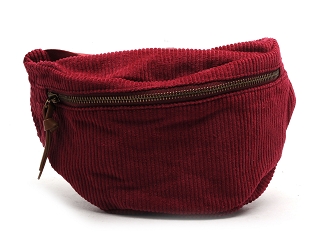 PIECES PCMILLA VELVET BUMBAG FC<br>Rouge