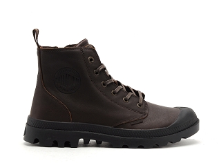 PALLADIUM PAMPA ZIP LEATHER<br>marron