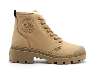 PALLADIUM PALLA BASE NBK ZIP WL OCHRE<br>Beige