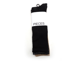 PIECES PCSEBBY 3PACK LONG KNEE SOCK FC BC<br>Multicolore