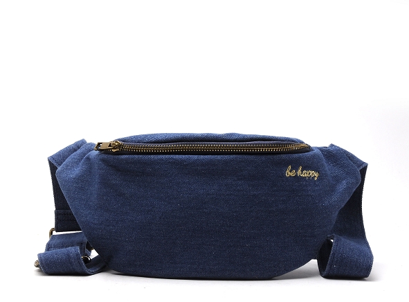 Pieces ville pcsalome denim bumbag fc bleu