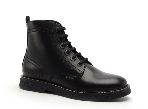 Kickers boots bottine plates kick leon noir3081302_2