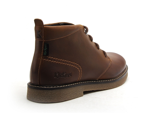 Kickers boots bottine kick leo marron3081401_5