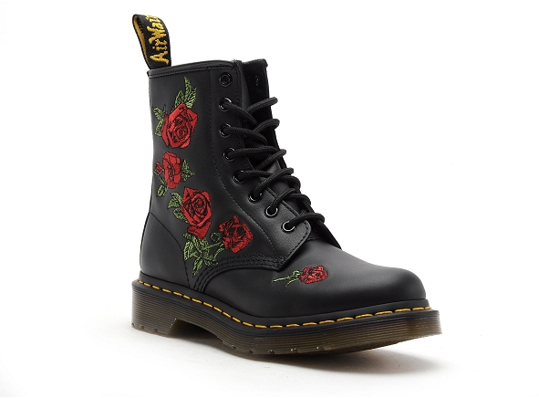 Dr martens boots bottine plates 1460 vonda noir3093301_2