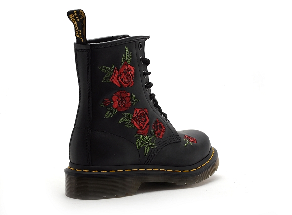 Dr martens boots bottine plates 1460 vonda noir3093301_5