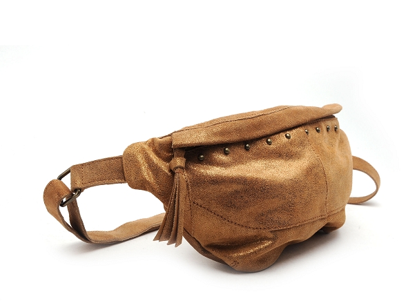 Pieces ville pcdaino leather bumbag fc marron3098402_2