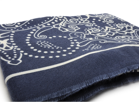 Pieces famille pcnira square scarf fc bc bleu3098702_2