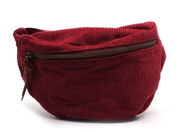 Pieces ville pcmilla velvet bumbag fc rouge