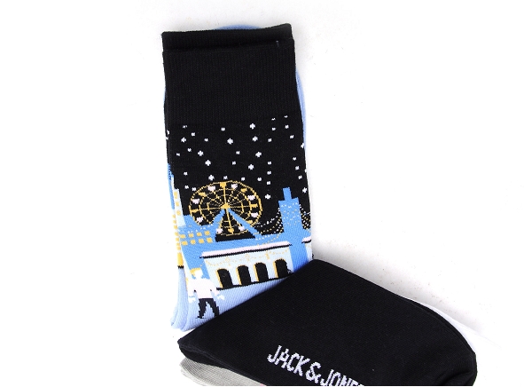 Jack and jones famille jacwinter landscape socks 3 pack multicolore3102101_3