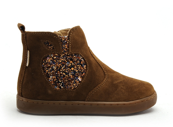 Shoo pom boots bottine play new apple marron