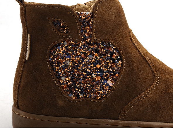 Shoo pom boots bottine play new apple marron3102501_6