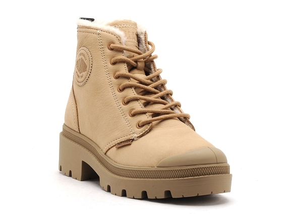 Palladium boots bottine plates palla base nbk zip wl ochre beige3105501_2