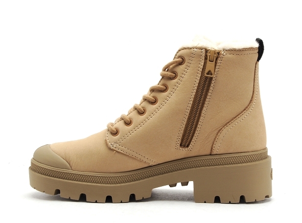 Palladium boots bottine plates palla base nbk zip wl ochre beige3105501_3