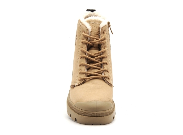 Palladium boots bottine plates palla base nbk zip wl ochre beige3105501_4