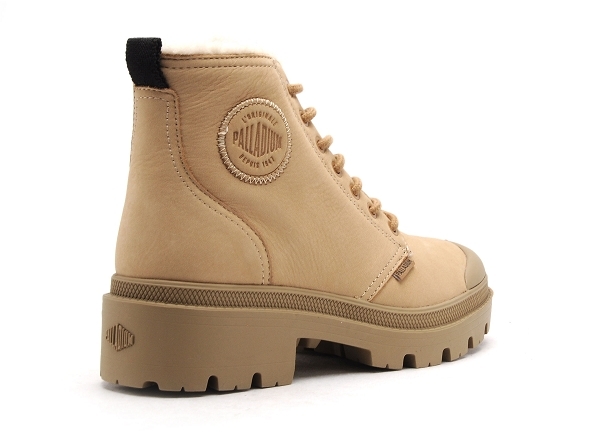 Palladium boots bottine plates palla base nbk zip wl ochre beige3105501_5