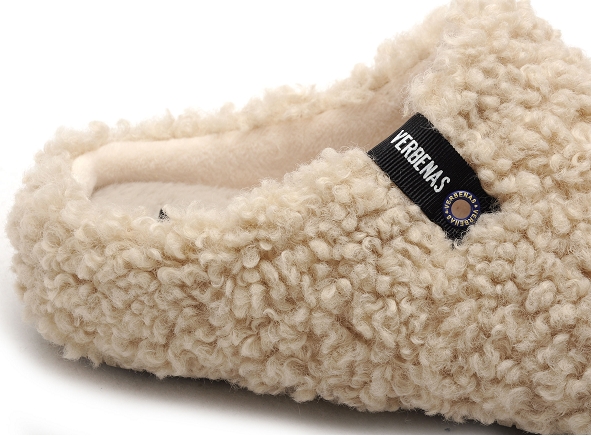 Verbenas chaussons york curly beige3106702_6