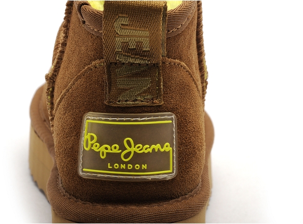 Pepe jeans boots bottine plates dissy young w  pls50536 marron3107601_6