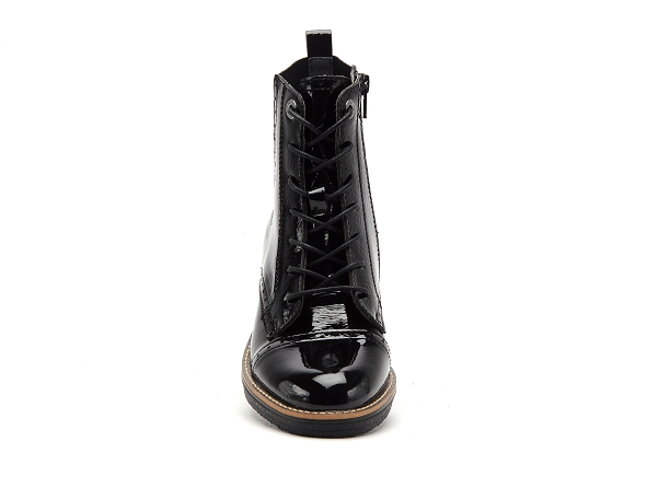 Fugitive boots bottine plates geline vernis noir3111701_4