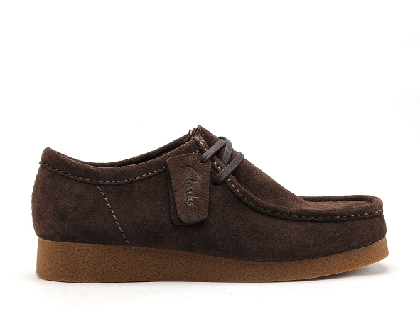 Clarks basses wallabeeevo marron