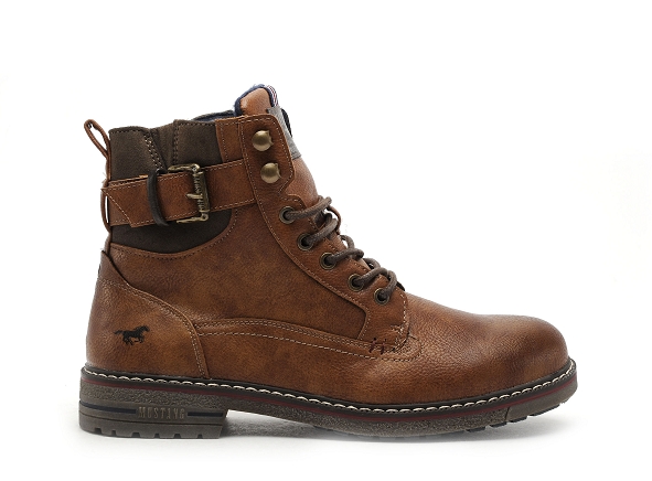 Mustang boots bottine 4201501 marron