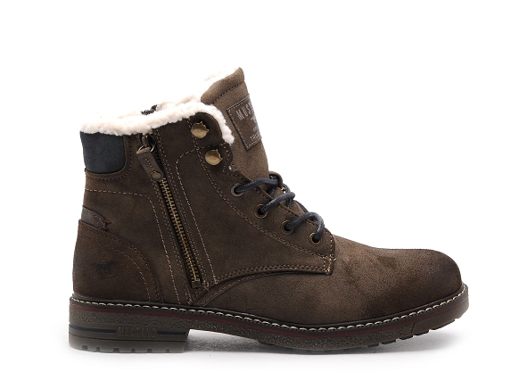 Mustang boots bottine 4201601 marron