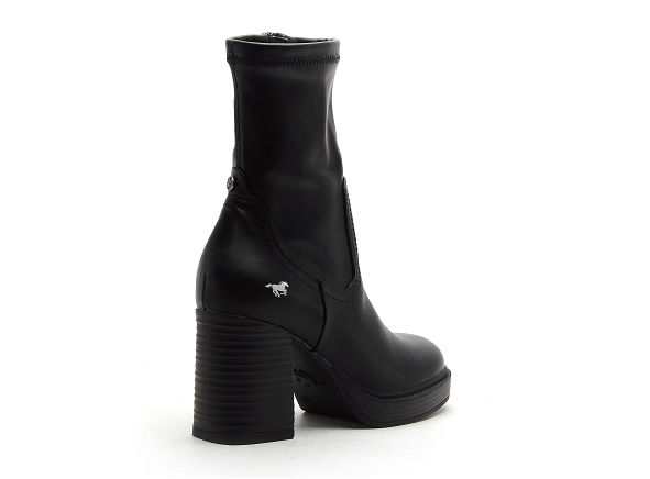 Mustang boots bottine talons 1474502 noir3135501_5