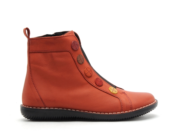 Chacal boots bottine plates 6826 orange